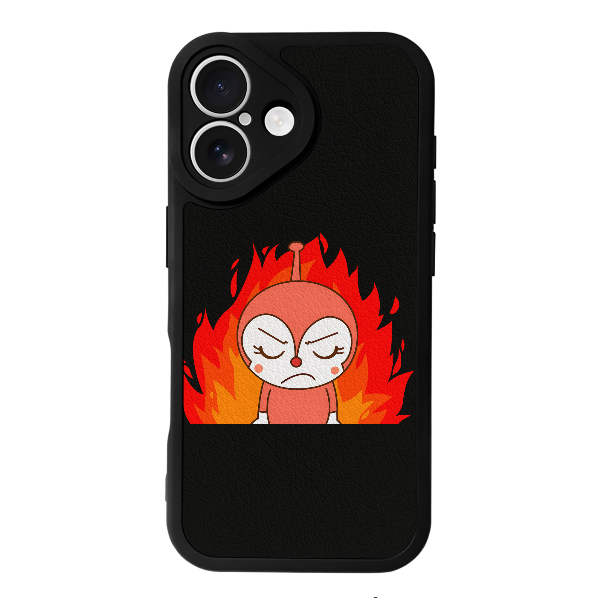 （画像用） アンパンマン Anpanman 【iPhone 16シリーズ対応】シリコンスマホケース（レザー調） 材質：シリコン